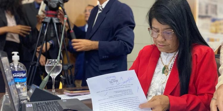 Fátima Araújo solicita recapeamento de vias do bairro Vila dos Nobres 