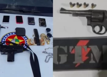 São Luís: Cinco integrantes de facção são presos, com arma de fogo em van, em barreira na Estiva