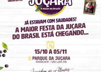 São Luís: 54ª Festa da Juçara começa no próximo domingo, 15 de outubro
