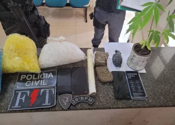 ITAPECURU-MIRIM:Suspeito de roubar loja é preso em posse de granada; veja o assalto