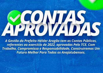 ANAJATUBA: TCE APROVA CONTAS EXERCÍCIO DE 2022