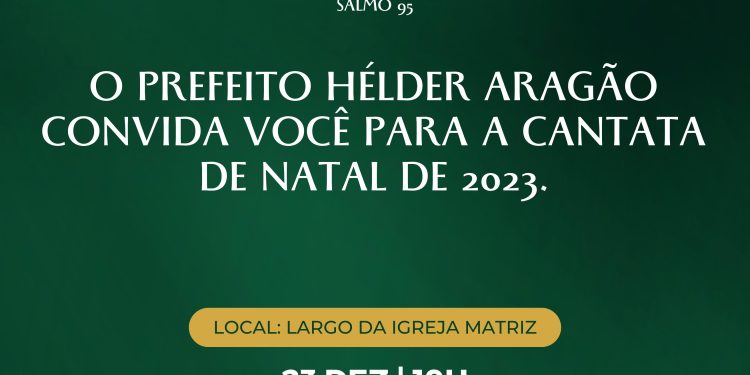 Anajatuba: É tradição a cantada de Natal