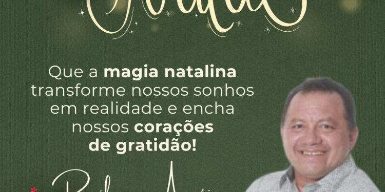 James Mendes: Que a magia desta época ilumine seus dias com alegria e amor. 🎅🏻🤶🏻