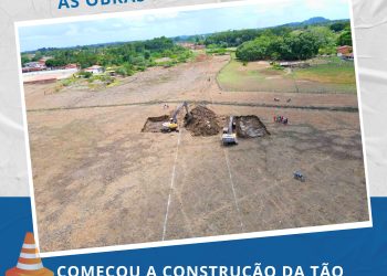 Anajatuba: Começou a Construção da tão Sonhada Estrada do Teso