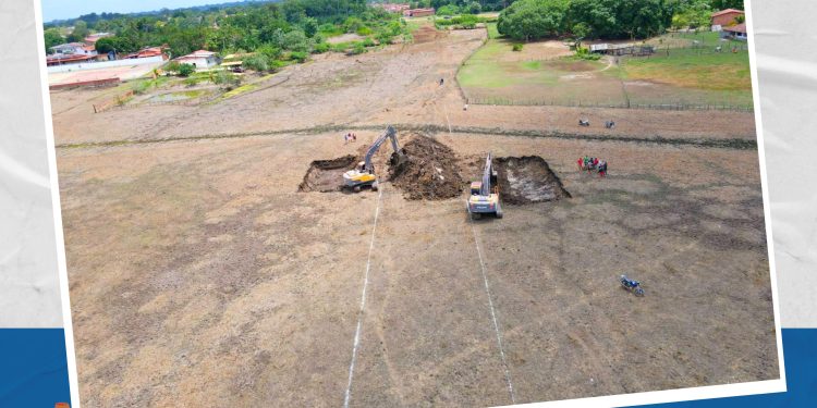 Anajatuba: Começou a Construção da tão Sonhada Estrada do Teso