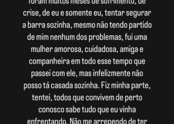 IMAGEM DO DIA: chega ao fim terceiro casamento de Cleomar Tema