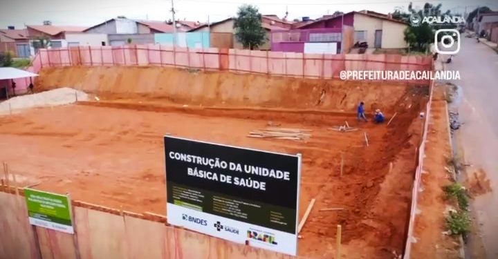 Iniciada em Açailândia a construção da UBS do Jardim Aulídia, mais uma obra viabilizada por Hildo Rocha