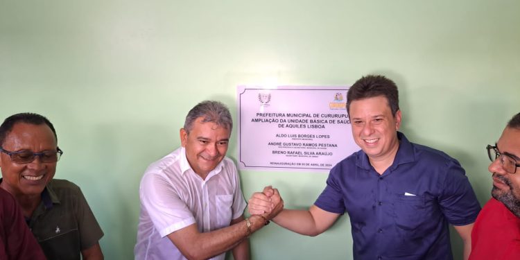 Cururupu/MA: Nova Unidade Básica de Saúde e nova estrutura escolar são entregues pelo prefeito Aldo Lopes e pelo vice-prefeito Gustavo Pestana