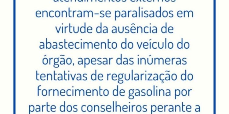 Prefeita Luciana Trinta deixa faltar combustível para Conselho Tutelar e órgão paralisa atendimentos