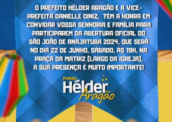 Anajatuba: tudo pronto! Começa hoje o são João com uma vasta programação especial.