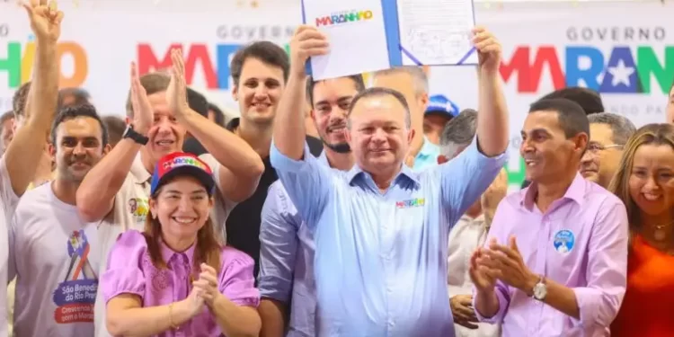 Orleans Brandão acompanha inaugurações e assina autorização para conclusão de obras na MA-225