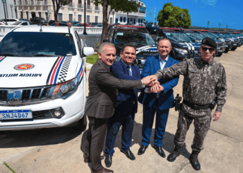 Segurança: Brandão entrega 42 viaturas e anuncia convocação de PM’s