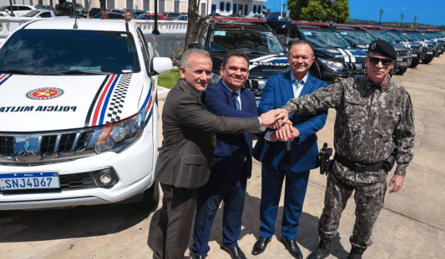 Segurança: Brandão entrega 42 viaturas e anuncia convocação de PM’s