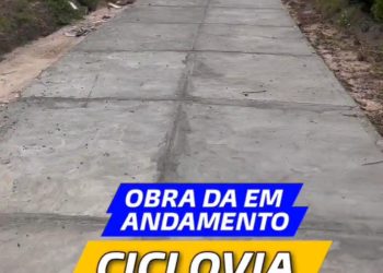Cedral: A PREFEITURA SEGUE AVANÇANDO COM A OBRA DA CICLOVIA,  E A OPOSIÇÃO NÃO SE CONFORMA