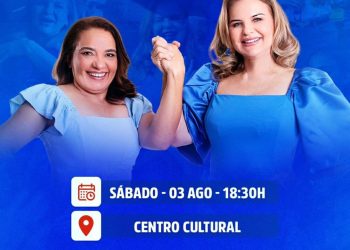 Lago da pedra: Convenção de Maura Jorge ocorrerá em 3 de agosto