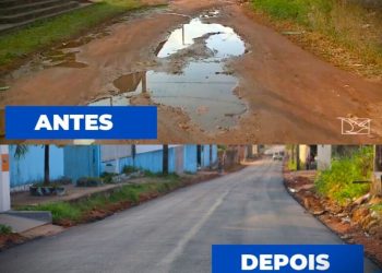 O asfalto chegou: recursos originários de emenda do deputado Hildo Rocha asseguram asfaltamento de ruas do Espaço Sideral