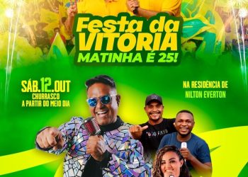 Matinha: É hoje! A festa da vitória
