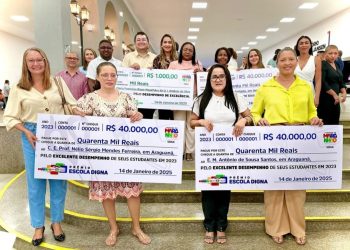 Araguanã/MA: Prefeito Flávio Amorim é destaque estadual ao receber prêmio Escola Digna para três escolas do município