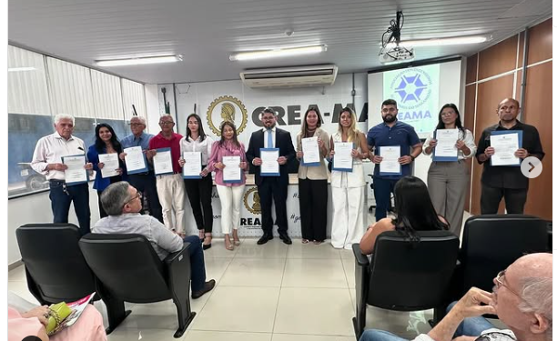 São Luís:  Membros da nova diretoria da Associação dos Engenheiros Agrônomos do Maranhão, tomaram posse nesta quinta-feira, 23 de janeiro