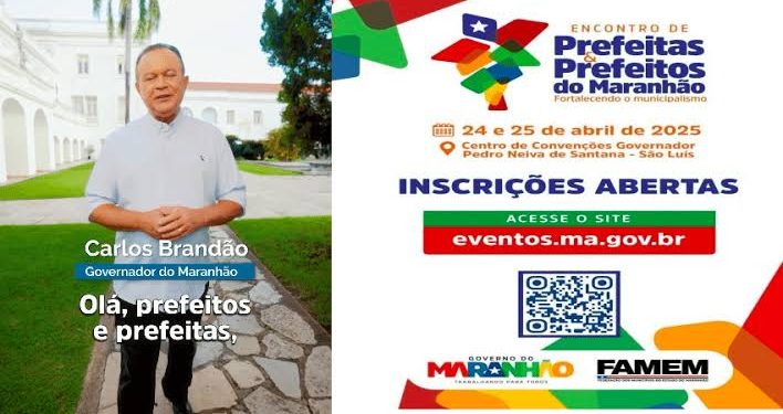 Maranhão: É nesta quinta-feira Encontro com os prefeitos e Carlos Brandão.