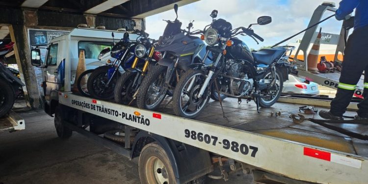São luis: 50 motos são apreendidas na Operação Rolezinho.