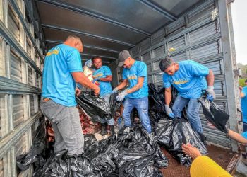 Peritoró: Prefeito dr: Junior entregou doze toneladas de peixes durante a semana santa.