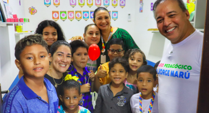 Paço do Lumiar: Prefeito Fred Campos entrega Núcleo do EducaPaço Ver. Jorge Maru.