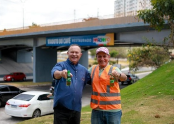 Brandão entrega recuperação do Viaduto do Café