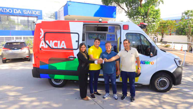 Paço do Lumiar recebe mais uma ambulância do Governo do MA