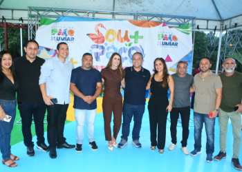 Fred Campos inaugura a nova Praça do Rio São João em Paço do Lumiar