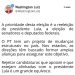 Washington Luiz também critica decisão do presidente nacional do PT