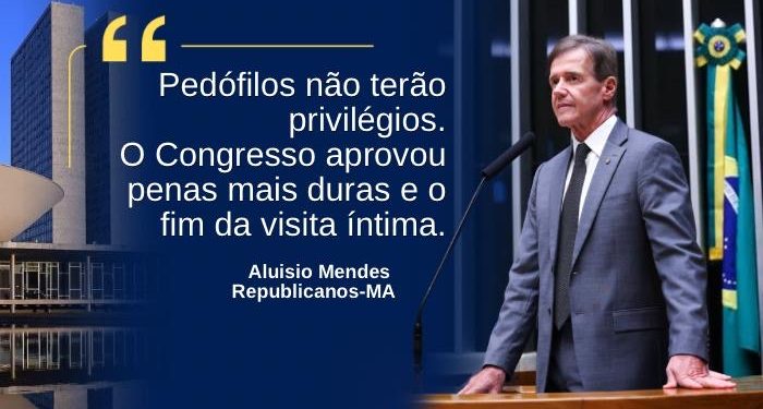 Aluisio comemora proibição de visitas íntimas para criminosos sexuais