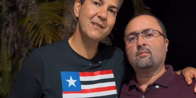 O Vereador de Santa Rita Márcio Rezende em encontro político, declara apoio a Eduardo Braide para o governo do Maranhão