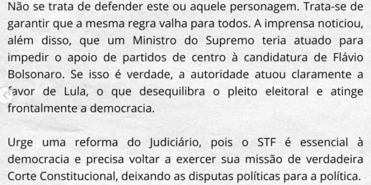 Líder da Oposição no Senado critica Dino por decisão no TCE do MA