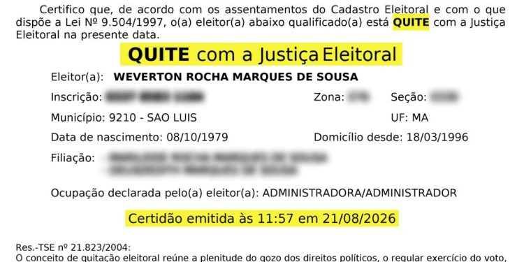 Candidatura do senador Weverton Rocha está regular e campanha segue normalmente