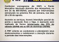 Novo “pare e siga” no fim de semana na ponte do Estreito dos Mosquitos