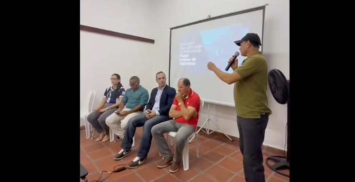 Os vereadores da Câmara Municipal de Alcântara estiveram presentes na entrega e apresentação da minuta do Plano Diretor de Alcântara, contribuindo para o diálogo e o planejamento do futuro do nosso município.
