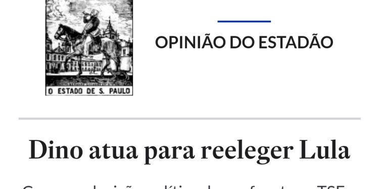 Estadão diz em editorial que ‘Dino atua para reeleger Lula’