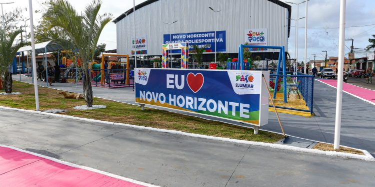 Prefeito Fred Campos entrega nova Praça do Novo Horizonte com mais de 9 mil m² de lazer, esporte e inclusão em Paço do Lumiar