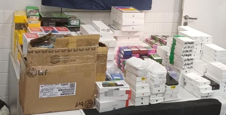 PRF apreende carga de aparelhos eletrônicos avaliada em R$ 1 milhão em Balsas