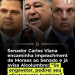 Senador protocola mais um pedido de impeachment contra de Moraes após novas mensagens de Vorcaro
