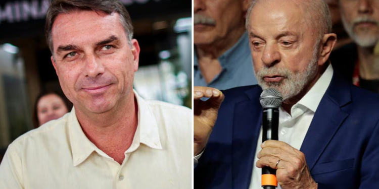 Quaest aponta Flávio Bolsonaro 46% contra 44% de Lula