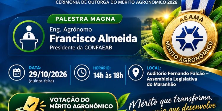 Maranhão recebe evento Agronomia em Transformação com palestra do presidente da CONFAEAB e entrega da Medalha do Mérito Agronômico 2026