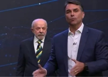 Quaest/votos válidos: Flávio tem 50,56%; Lula, 49,44%